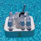 Bandeja de piscina flutuante design moderno Trona, fabricada na Itália Viadurini