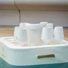 Bandeja de piscina flutuante design moderno Trona, fabricada na Itália Viadurini