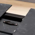 Mesa de Barril Extensível até 170 cm em HPL Estratificado - Convivio Viadurini