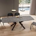 Mesa de Barril Extensível até 240 ou 280 cm em HPL e Metal - Presente