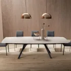 Mesa de Barril Extensível para 240 ou 280 cm em HPL Estratificado - Dialogo Viadurini