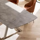 Mesa de Barril Extensível para 240 ou 280 cm em HPL Estratificado - Dialogo Viadurini