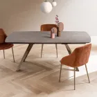 Mesa de Barril Extensível para 240 ou 280 cm em HPL Estratificado - Dialogo Viadurini