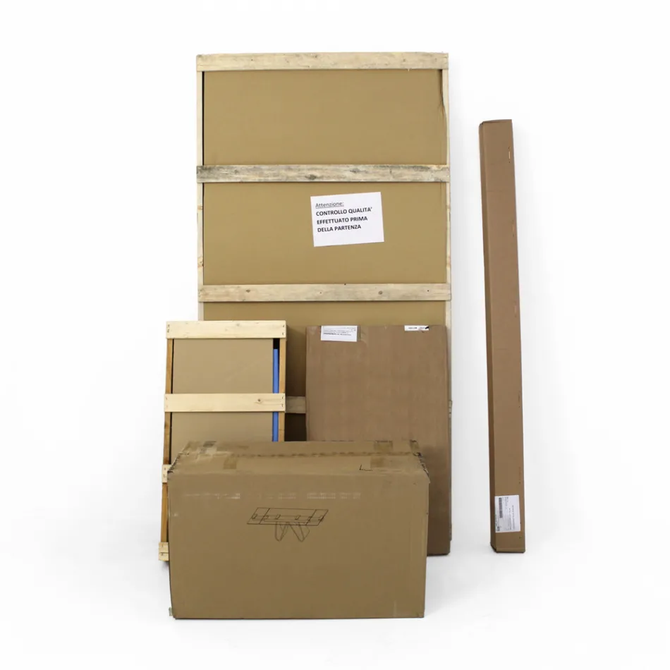 Mesa extensível até 276 cm em Cerâmica Noir Desir Made in Italy - Equator Viadurini