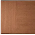 Mesa extensível 160/240x90 cm em nogueira e ferro - Nodo Viadurini