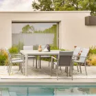 Mesa extensível até 149 cm em alumínio com pintura eletrostática a pó - Necessário Viadurini