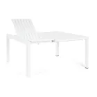 Mesa extensível até 149 cm em alumínio com pintura eletrostática a pó - Necessário Viadurini