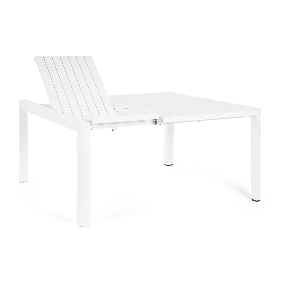 Mesa extensível até 149 cm em alumínio com pintura eletrostática a pó - Necessário Viadurini