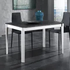 Mesa extensível até 180 cm em Faia e Melamina Made in Italy - Otiello Viadurini