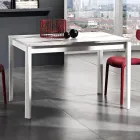 Mesa extensível até 180 cm em Faia e Melamina Made in Italy - Otiello Viadurini