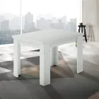 Mesa extensível de madeira sustentável até 180 cm - Perro Viadurini
