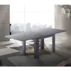 Mesa extensível de madeira sustentável até 180 cm - Perro Viadurini