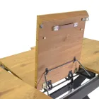 Mesa extensível 180 cm em MDF efeito madeira com grão em relevo - Espuma Viadurini