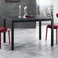 Mesa extensível até 180 cm em Metal Antracite Made in Italy - Beatrise
