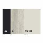 Mesa de Jantar Extensível a 2,8 m em Pernas de Cerâmica e Metal - Paoluccio Viadurini