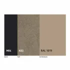 Mesa de Jantar Extensível a 2,8 m em Pernas de Cerâmica e Metal - Paoluccio Viadurini