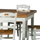 Mesa extensível até 200 cm com 4 cadeiras de madeira Fabricado na Itália - Ametista Viadurini