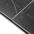 Mesa extensível 200 cm em metal e pedra sintética - Underwater Viadurini