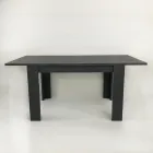 Mesa de Jantar Design Extensível até 210 cm em Madeira Sustentável - Perro Viadurini
