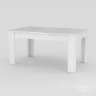 Mesa de Jantar Design Extensível até 210 cm em Madeira Sustentável - Perro Viadurini