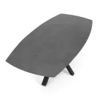 Mesa extensível até 210 cm em aço e cerâmica - Bavosa Viadurini