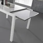 Mesa Extensível até 240 cm em Madeira Lacada Design Made in Italy - Jacobs Viadurini