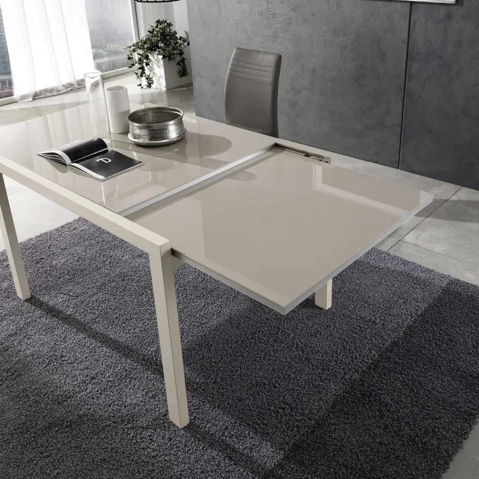 Mesa Extensível até 240 cm em Madeira Lacada Design Made in Italy - Jacobs Viadurini