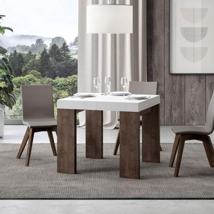 Mesa extensível até 246 cm em diferentes acabamentos Made in Italy - Árvore Viadurini