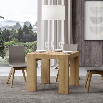 Mesa extensível até 246 cm em micropartículas de madeira Made in Italy - Árvore Viadurini