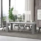 Mesa extensível até 246 cm em micropartículas de madeira Made in Italy - Árvore Viadurini