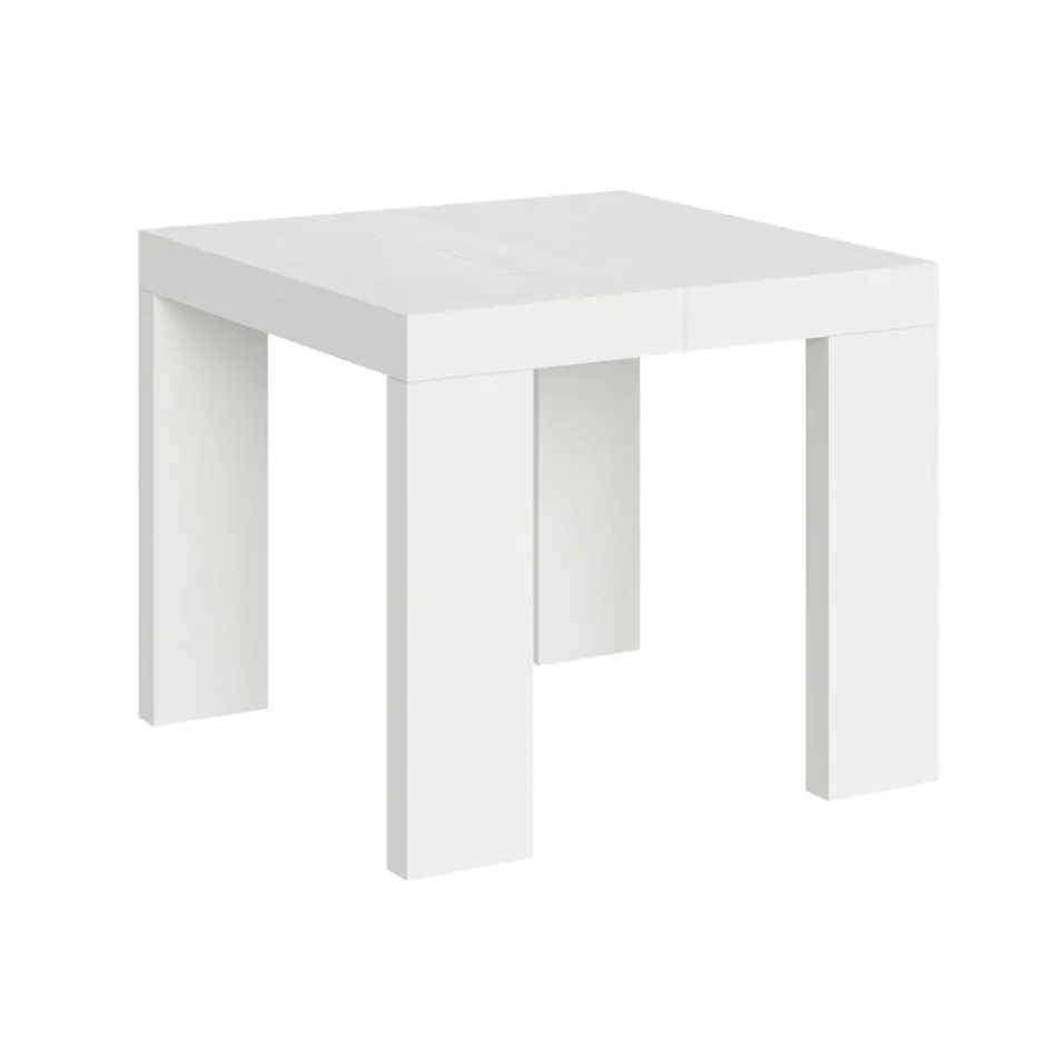 Mesa extensível até 246 cm em micropartículas de madeira Made in Italy - Árvore Viadurini