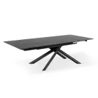 Mesa extensível até 270 cm com tampo em HPL e base em alumínio - Pesquisar Viadurini