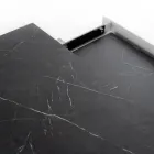 Mesa extensível até 270 cm com tampo em HPL e base em alumínio - Villongo Viadurini