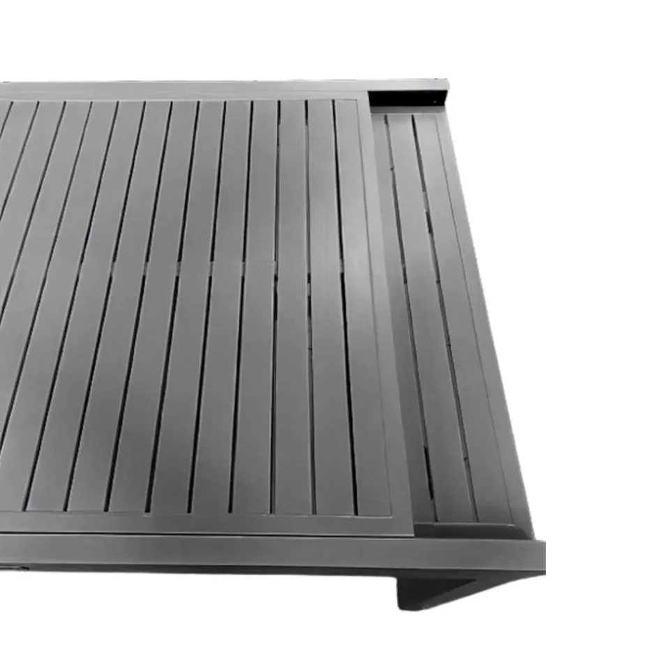 Mesa extensível 270 cm Outdoor com estrutura de alumínio - Folha Viadurini