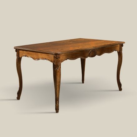 Mesa extensível até 280 cm em Bassano Walnut Wood Made in Italy - Caligola Viadurini