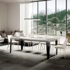 Mesa extensível até 284 cm em diferentes tamanhos e acabamentos Made in Italy - Praia Viadurini