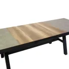 Mesa extensível 303 cm em alumínio com tampo HPL - Righello Viadurini