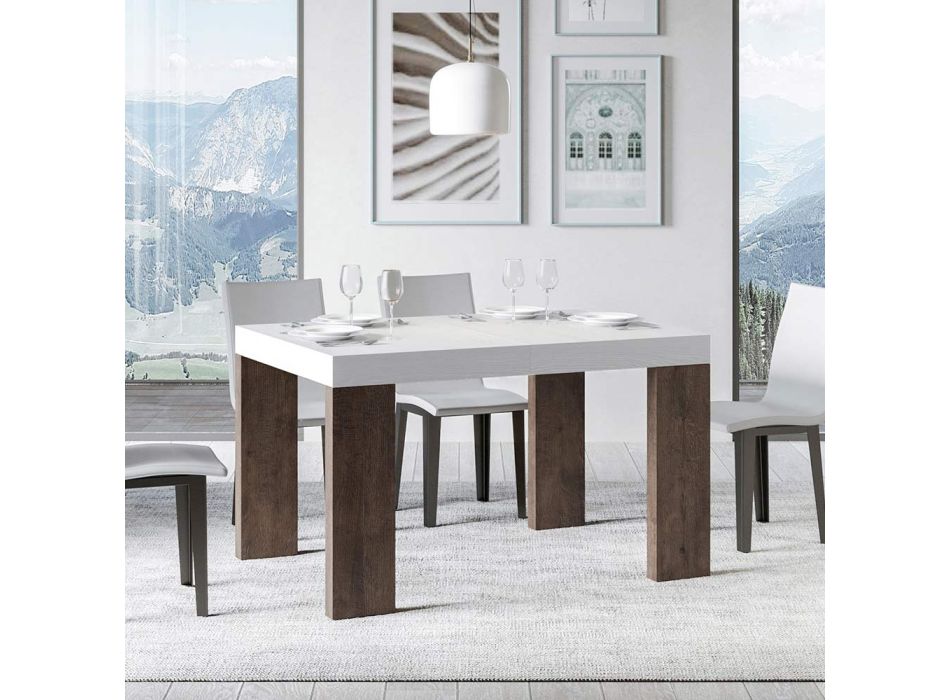 Mesa extensível até 440 cm em diferentes acabamentos Made in Italy - Árvore Viadurini