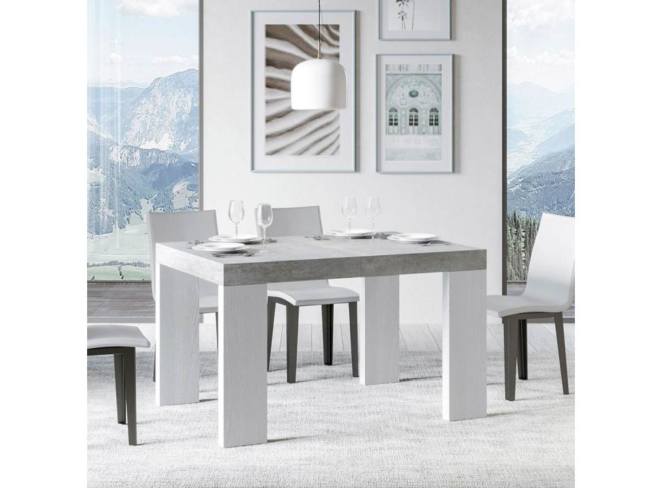 Mesa extensível até 440 cm em diferentes acabamentos Made in Italy - Árvore Viadurini