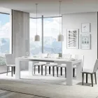 Mesa extensível até 440 cm em micropartículas de madeira Made in Italy - Árvore Viadurini