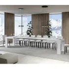 Mesa extensível até 440 cm em micropartículas de madeira Made in Italy - Árvore Viadurini