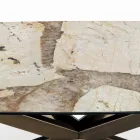 Mesa extensível em formato de barril com extensões integradas Made in Italy - Grotta Viadurini