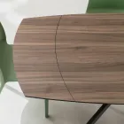 Mesa de Barril Extensível em HPL Laminado com Diferentes Acabamentos - Incontro Viadurini