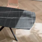 Mesa de Barril Extensível em HPL Laminado com Diferentes Acabamentos - Incontro Viadurini