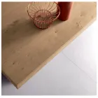 Mesa extensível com extensão central em madeira folheada - Aperol Viadurini