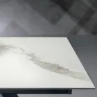 Mesa extensível com extensão lateral em vitrocerâmica - Aperol Viadurini