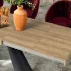 Mesa extensível com abertura lateral sincronizada Made in Italy - Óculos Viadurini