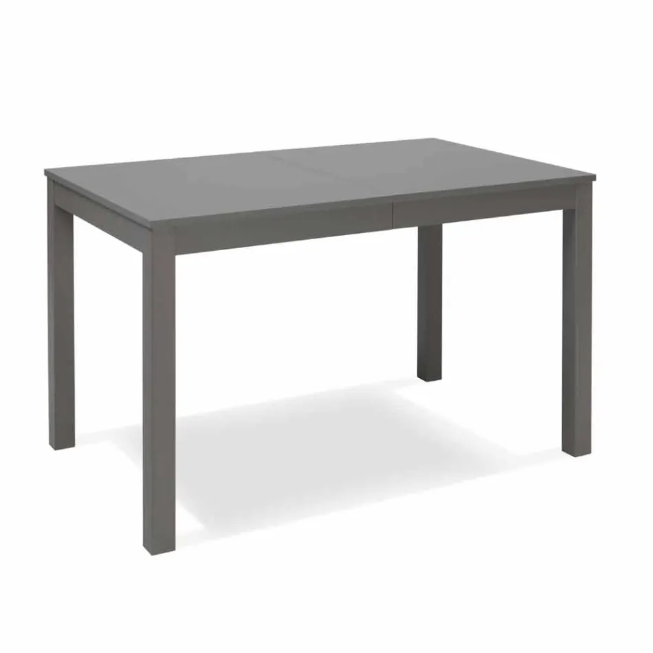Mesa extensível com pés em madeira de faia, L130 / 210xP80cm, Denisio Viadurini
