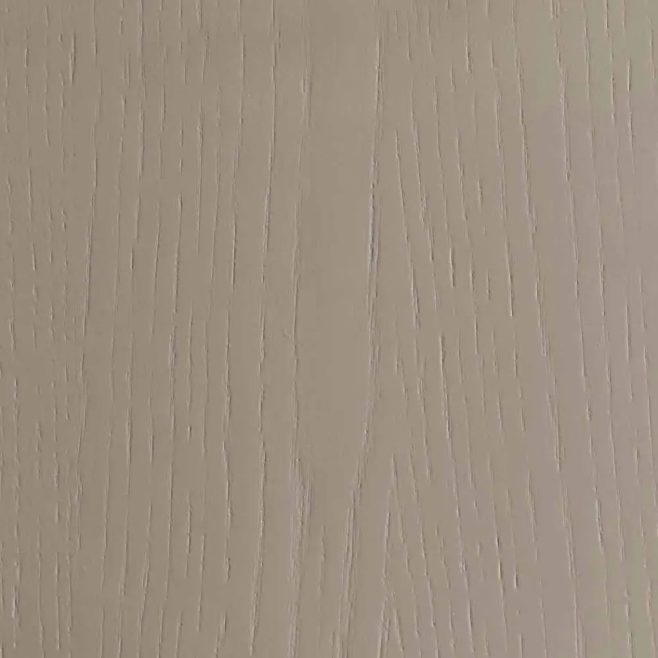 Mesa extensível com tampo de madeira de nogueira Tanganika e pernas de metal - Ketla Viadurini