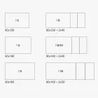 Mesa Extensível com Tampo em Melamina e Base Metálica - Ariel Viadurini